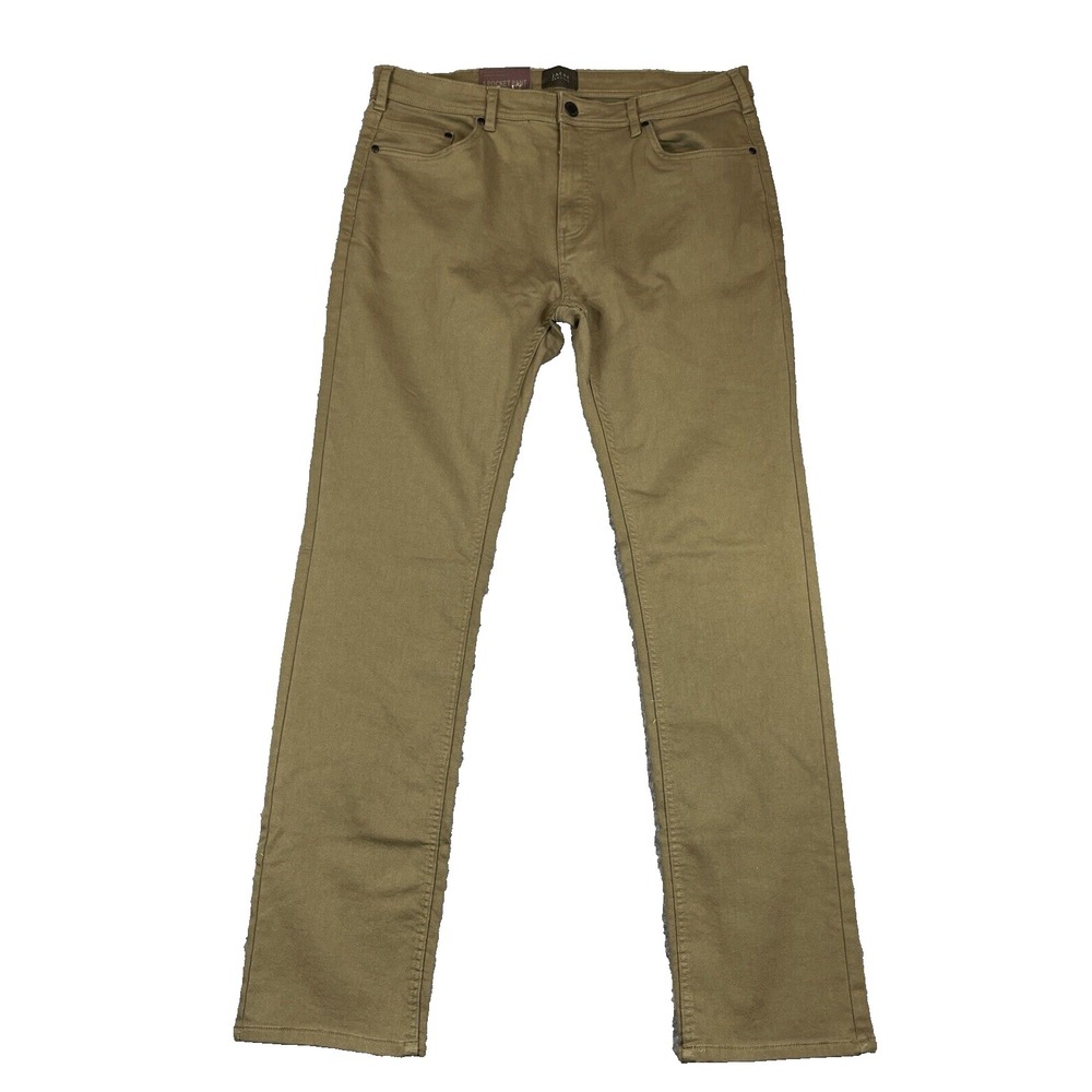 Jachs New York Pants Men's 38x34 Green Straight Fit Modern New
